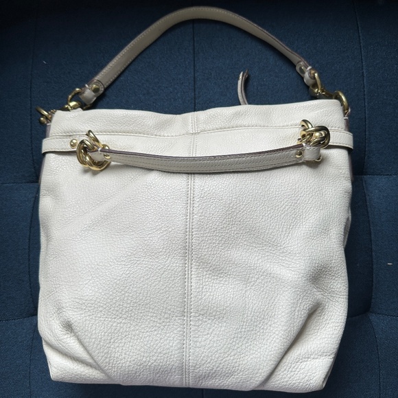 Coach Ivory Leather Purse - Picture 1 of 7